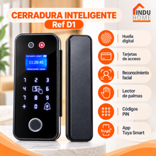 Load image into Gallery viewer, D1 - Cerradura Inteligente Puertas de Vidrio