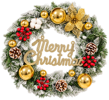 Load image into Gallery viewer, Corona Navideñas Decorativas