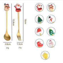 Load image into Gallery viewer, Cubiertos Navideños - Set De 6pz
