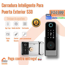 Cargar imagen en el visor de la galería, S30- Cerradura Inteligente Para Puertas Exteriores