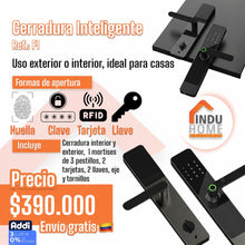 Cargar imagen en el visor de la galería, Cerradura Inteligente Wifi REF: F1