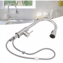 Cargar imagen en el visor de la galería, Grifo Monocontrol Lavaplatos De Lujo Extensible - PLATEADA