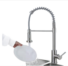 Cargar imagen en el visor de la galería, Llave Monomando Lavaplatos Flexible Grifería De Lujo Para Cocina - PLATEADA