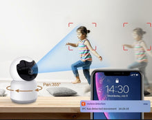 Cargar imagen en el visor de la galería, Cámara de Seguridad WiFI Inteligente para Interiores - Mas Envio