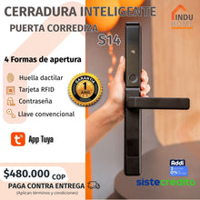 Load image into Gallery viewer, S14 - Cerradura Inteligente Puertas Corredizas
