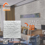 Panel Decorativo 3d En Pvc Uso Interior Y Exterior 50x50cm Ref D100