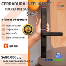 Load image into Gallery viewer, S14 -2- Cerradura Puerta Delgada
