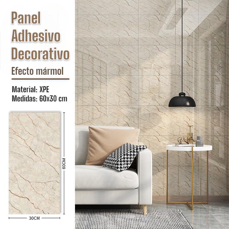 Panel Adhesivo Decorativo efecto Mármol 30 x 60 cm – INDUHOME