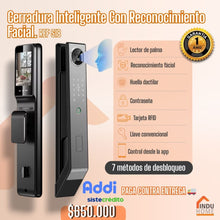 Load image into Gallery viewer, S18 - Cerradura Inteligente con reconocimiento facial
