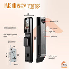 Load image into Gallery viewer, S18 - Cerradura Inteligente con reconocimiento facial
