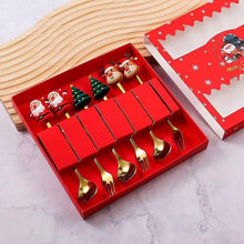 Load image into Gallery viewer, Cubiertos Navideños - Set De 6pz
