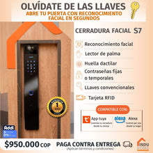 Cargar imagen en el visor de la galería, S7 - Cerradura Biometrica Inteligente
