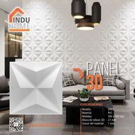 Paneles Decorativos 3D en PVC 50x50cm X 12 Unidades