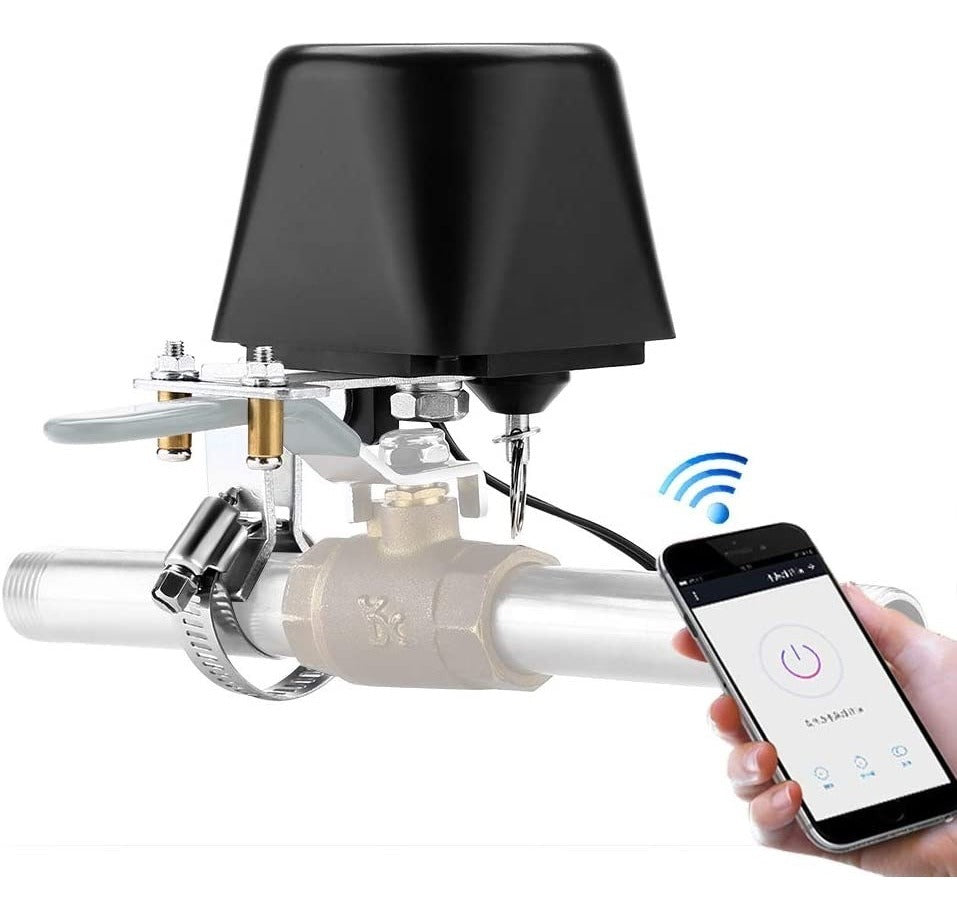 Válvula Inteligente De Agua Y Gas Wifi App Google Alexa Tuya - Envío Gratis